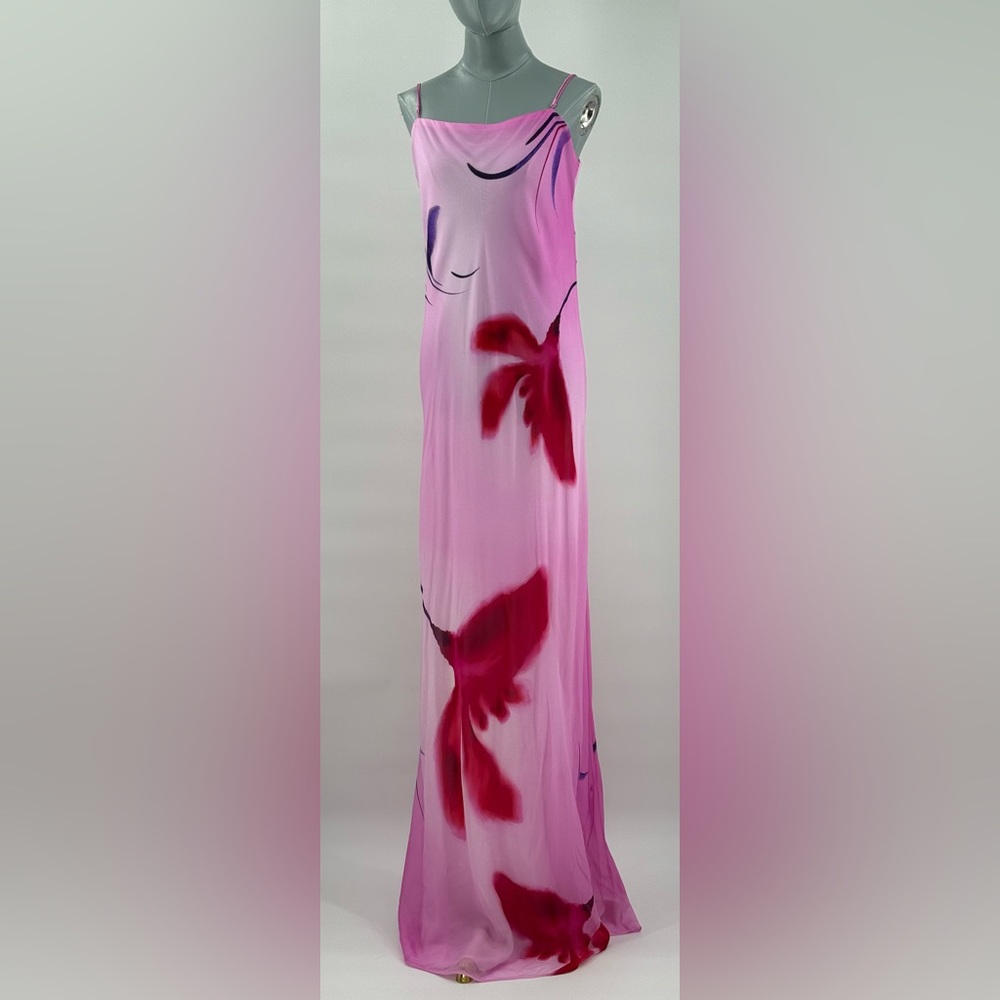 🆕 RAT & BOA 🧿 NWOT Alici Pink Floral Column Dress, Sz XL - Picture 12 of 17